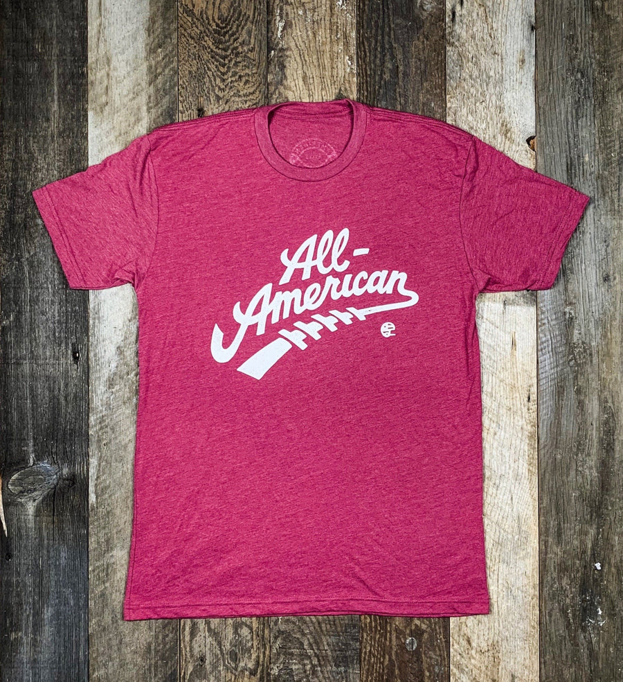 All American Tee - Heather Red