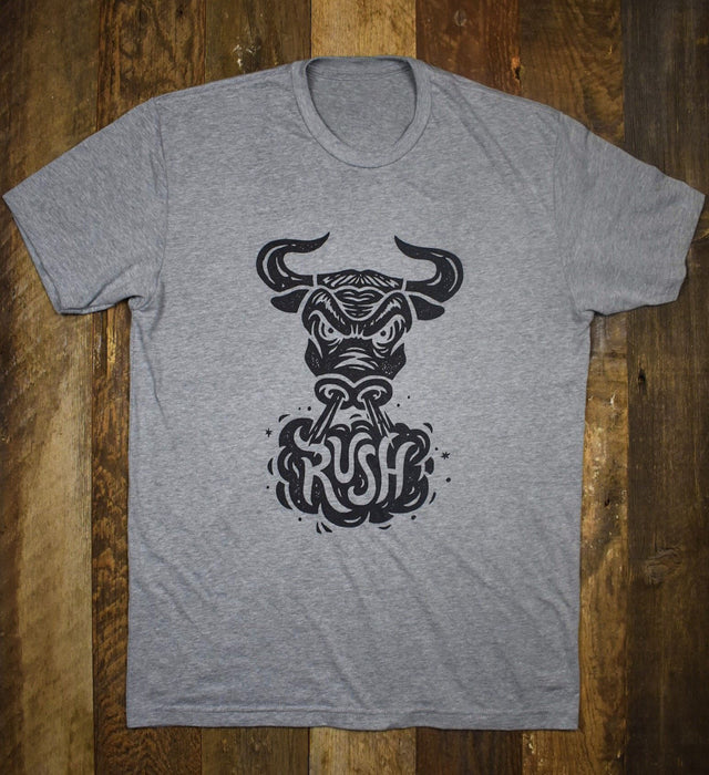 Bull Rush Tee - Heather Grey