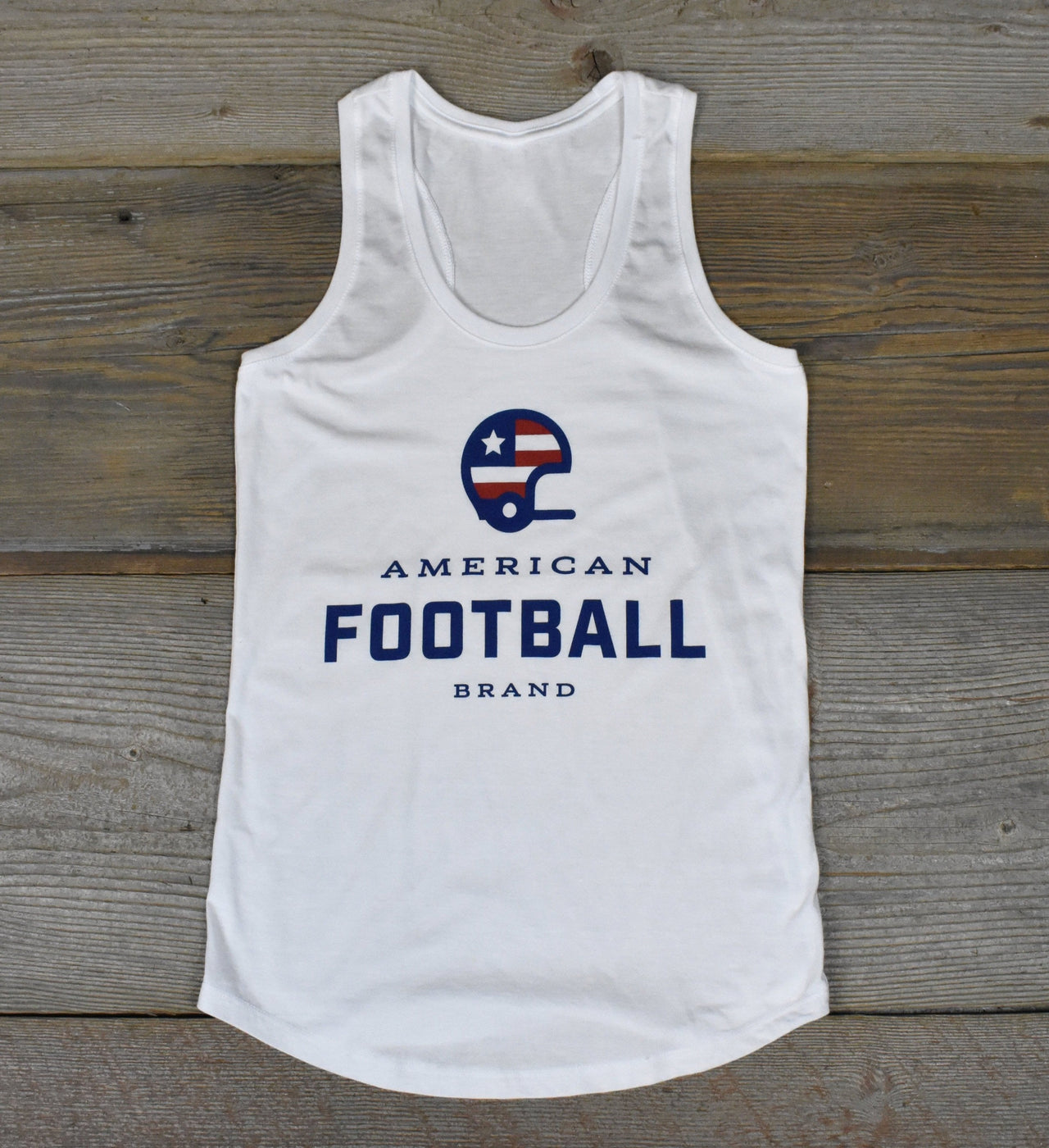Women's American Football Brand Racer Back Tank