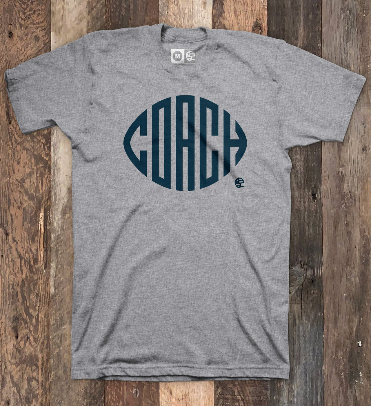 Football Coach Heather Grey T-shirt