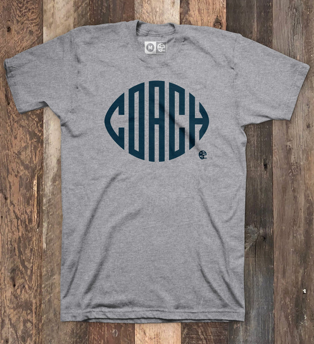 Football Coach Heather Grey T-shirt