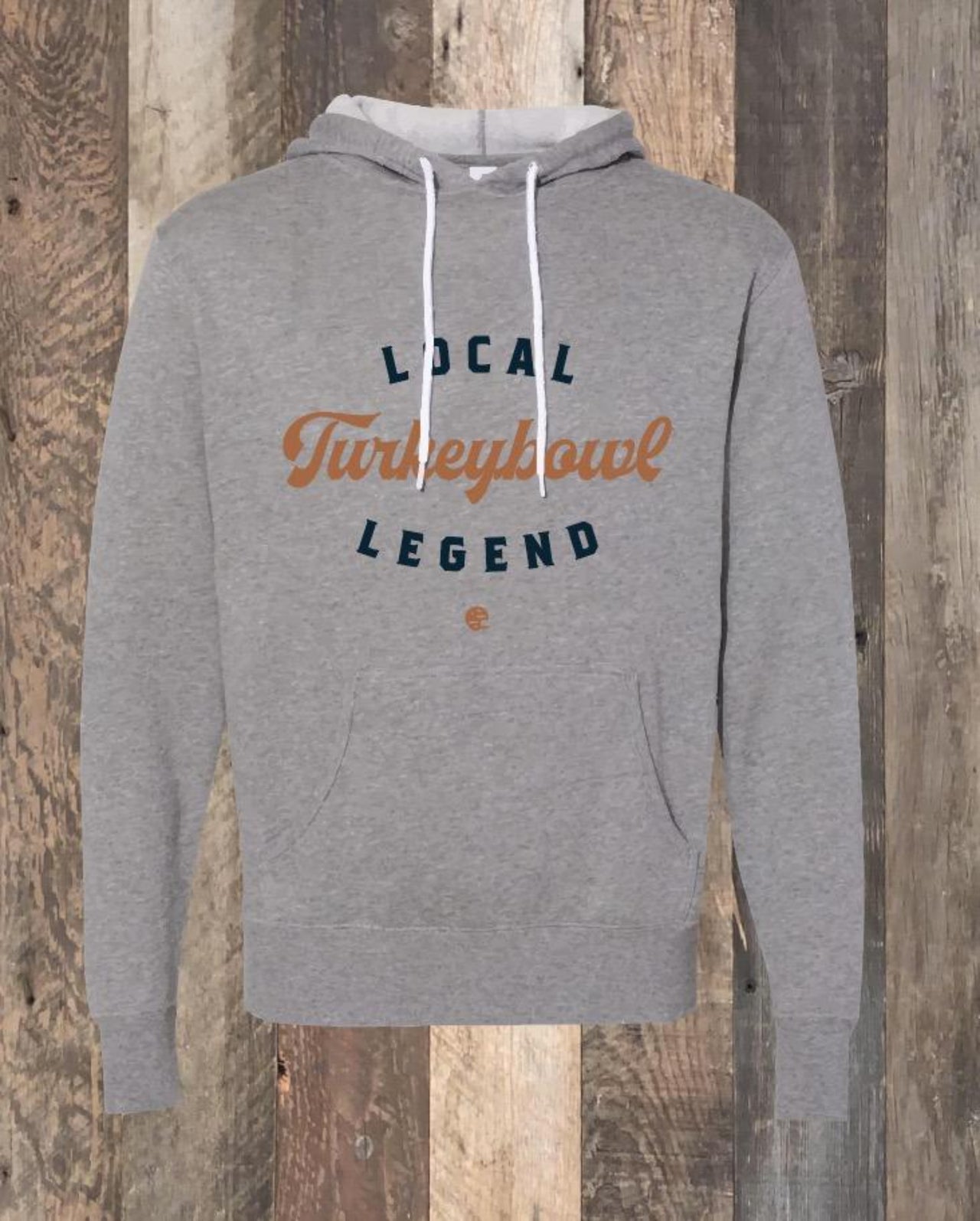 Turkey Bowl Legend Hoodie - Heather Grey